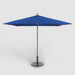 Midtown Bamboo umbrella, 10ft square, Sunbrella Dark Blue