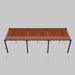 Midtown Modular pergola, aluminum frame, Terylast Brown, Triple