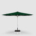 Midtown Supreme Market umbrella, Silver pole, Sunbrella Forest Green