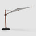 Midtown Supreme cantilever umbrella, Wooden pole, Sunbrella Infused Gem