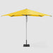 The Yacht Cleat market umbrella, Silver pole, Sunbrella Yellow