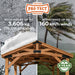 Arlington 12ft x 12ft Pro-Tect snow and wind rating graphic
