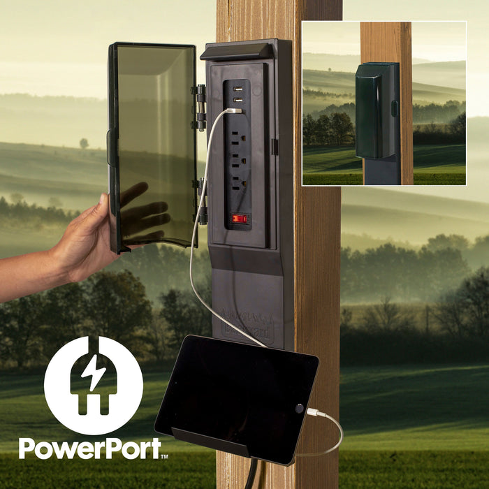 Arlington gazebo PowerPort electrical outlets