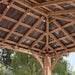 Barrington 16ft x 12ft steel roof detail