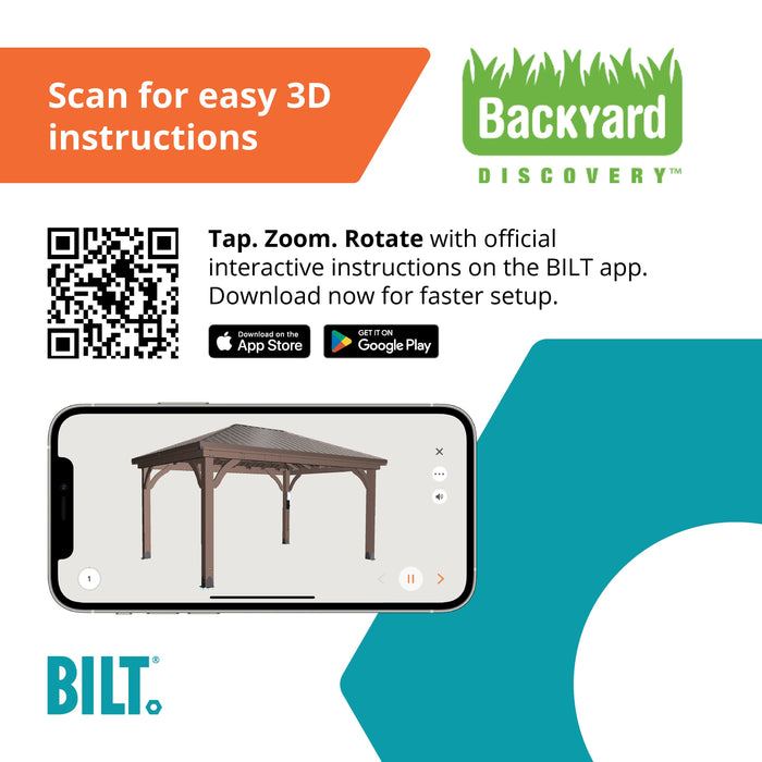 Barrington 16ft x 12ft BILT guided assembly app