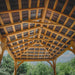 Barrington 24ft x 12ft cedar interior roof framing