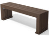 Calero Bench brown recycled plastic outdoor bench