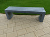 Calero Bench grey recycled plastic outdoor bench