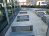 Calero Bench grey commercial outdoor bench