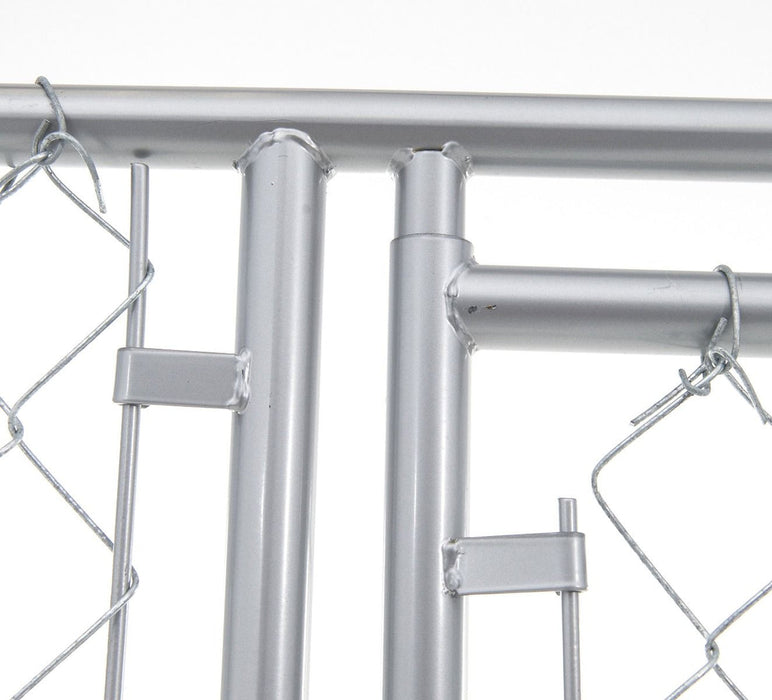 Lucky Dog - Galvanized Chain Link Kennel