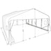 Gazebo Penguin Deluxe Double Car Shelter 18 ft x 20 ft installation detail