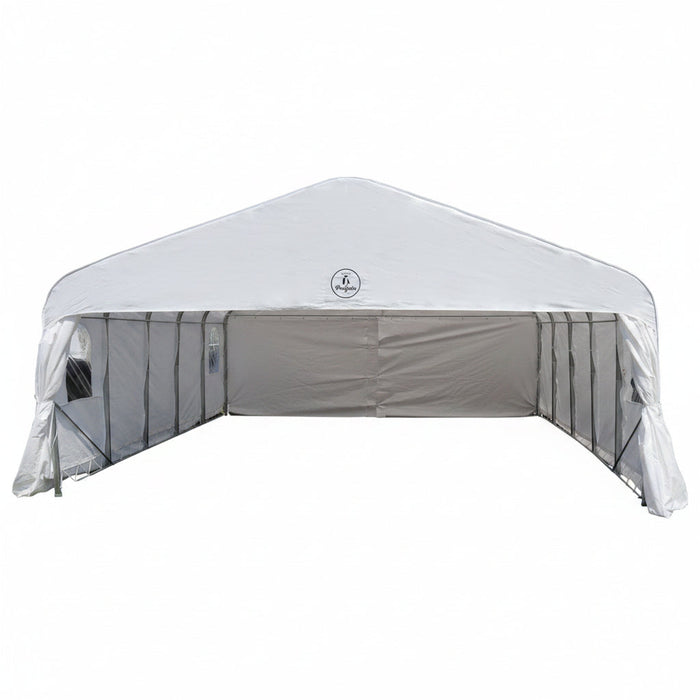 Gazebo Penguin Deluxe Double Car Shelter 20 ft x 20 ft product view