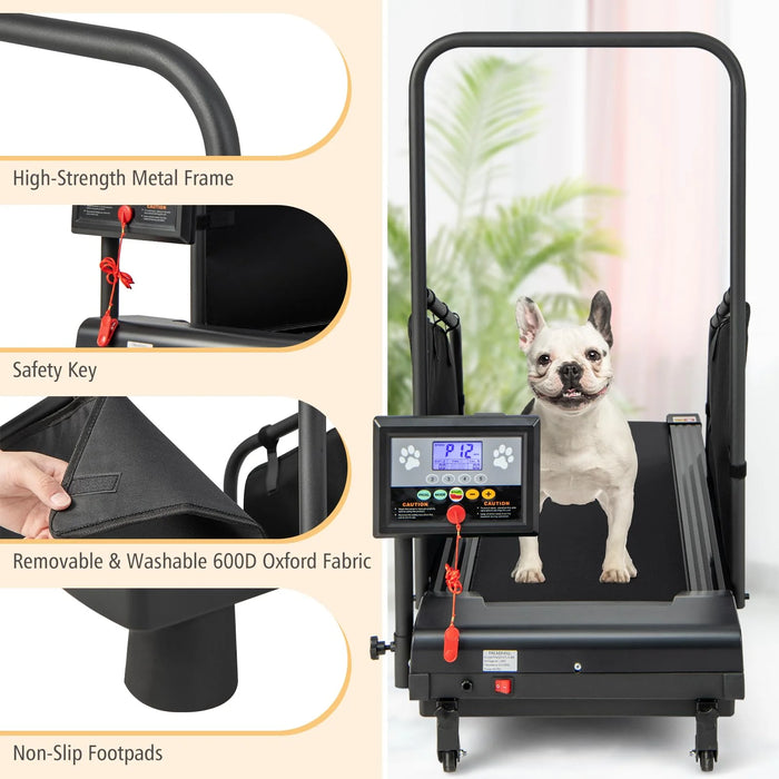 GYMAX - Dog Treadmills for Small/Medium Dogs - 220 LBS Pet Runner