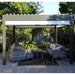Prefabricated LOUSOL 10 by 12 aluminum pergola kit