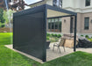 LOUSOL 10 by 12 pergola with louvered roof