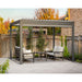 LOUSOL pergola kit roof and frame detail