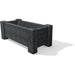 Muscari recycled plastic planter in black