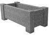 Muscari recycled plastic planter in grey