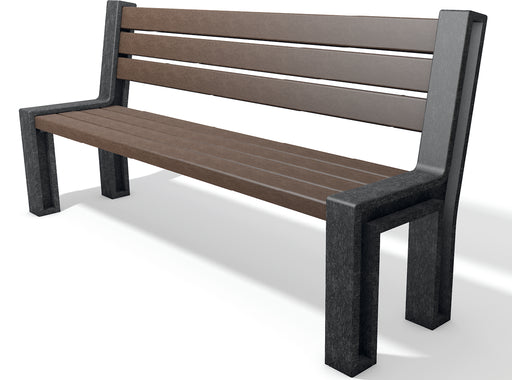 Muskoka Bench recycled plastic outdoor bench rendering