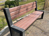 Muskoka Bench recycled plastic bench profile