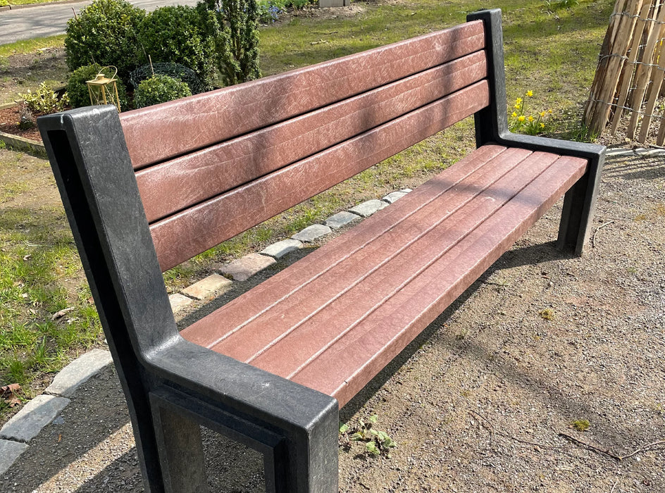 Muskoka Bench recycled plastic bench profile