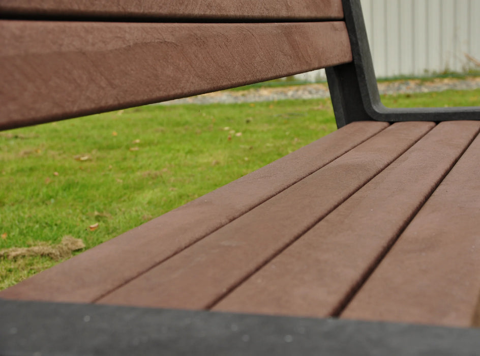 Muskoka Bench durable outdoor bench detail