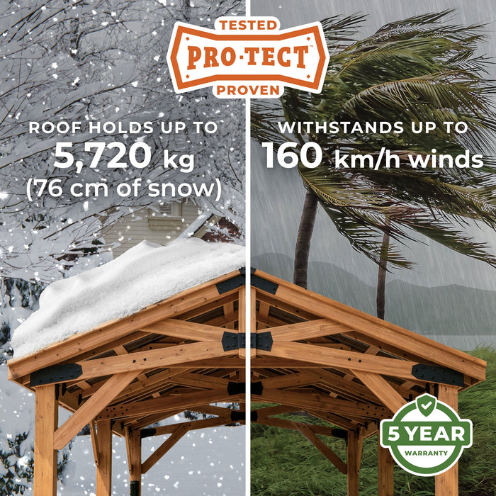 Norwood 20ft x 12ft Pro-Tect snow and wind rating graphic