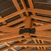 Norwood 20ft x 12ft interior cedar roof framing detail
