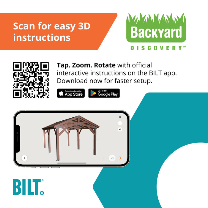 Norwood 20ft x 12ft BILT guided assembly app