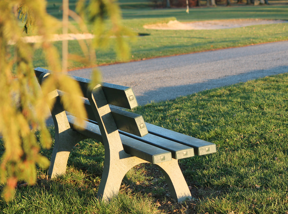 Piccadilly Bench durable outdoor seating installation