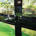 Reinforced aluminum frame bracing on the TMG Nordic Series greenhouse