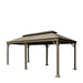 Powder-coated frame and posts on the TMG LGZ21 patio gazebo