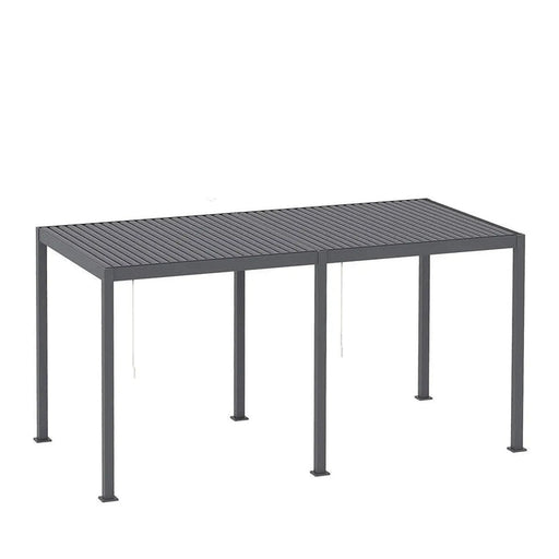 TMG 10 by 20 aluminum louver pergola with adjustable roof blades