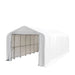 TMG 18 by 45 RV motorhome storage shelter with 17 oz PVC cover