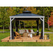 Gazebo Penguin Yosemite 10 x 12 double-roof gazebo wood finish
