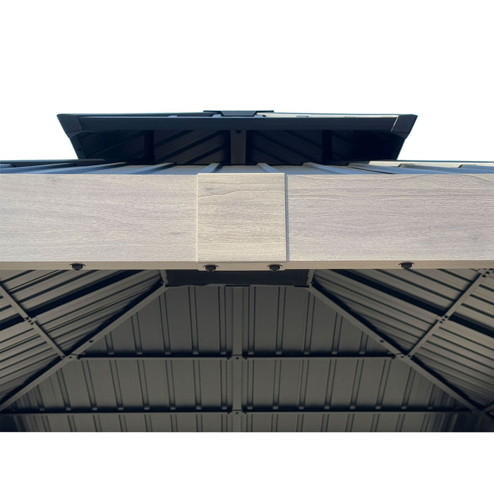 Gazebo Penguin Yosemite 10 x 12 gazebo roof and post detail